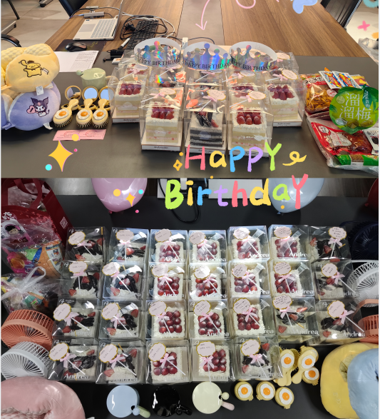 五彩繽紛 共悅生辰--鴻元(HONB)五月員工生日會